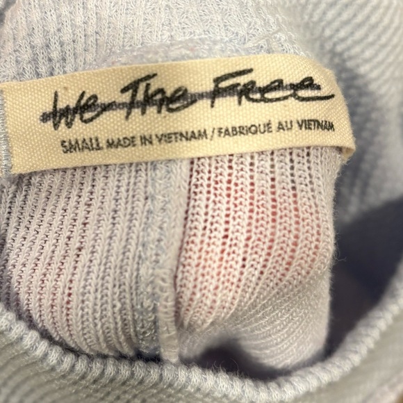 Free People We The Free Waffle Freya Mock Neck Top - Picture 3 of 5